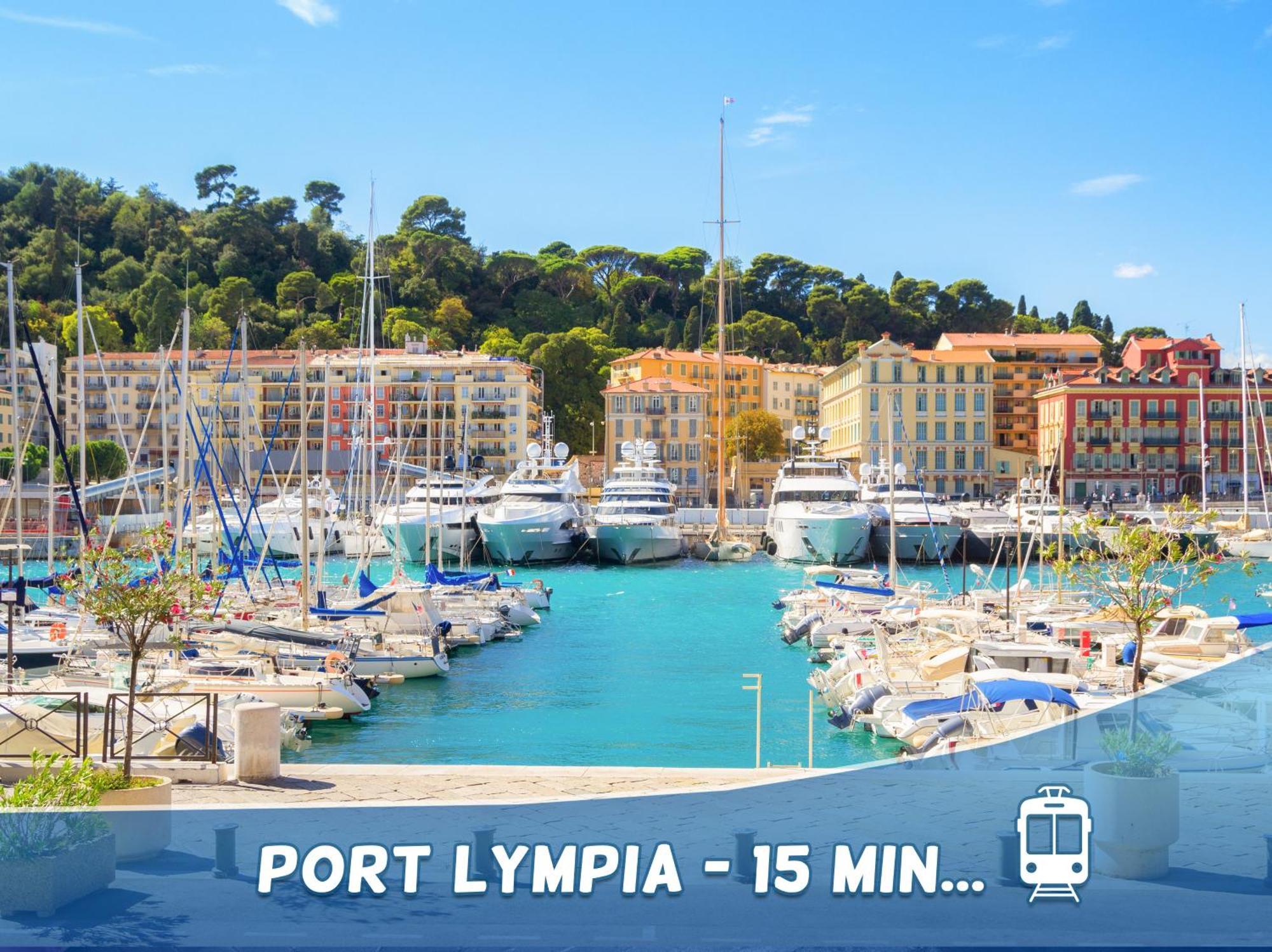 1 Min To The Beach Apartment - Kitchen - Tramway - Air Conditioner - Wifi - Promenade Des Anglais Nice Exteriör bild
